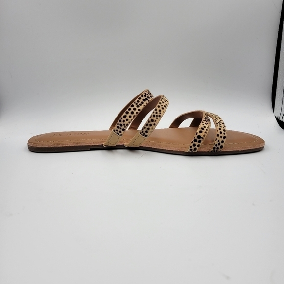 J. Crew Leopard Print Slide Sandals Sz 6 - Picture 11 of 12